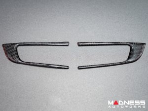 Alfa Romeo Giulia Steering Wheel Trim Kit - Carbon Fiber - Flexible / Self Adhesive 